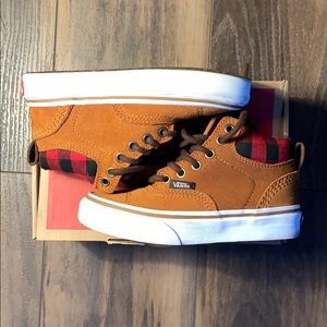 VANS ERA-HI Glazed Ginger/Plaid (Kids)